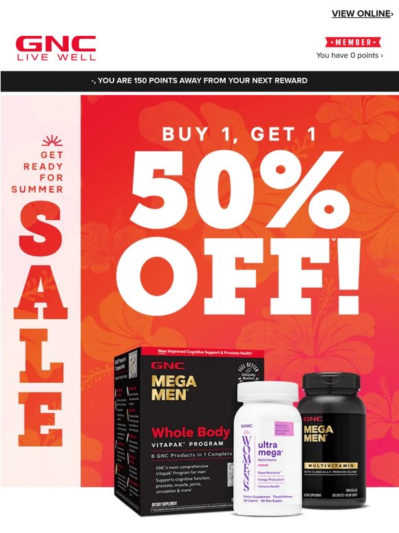 Buy 1, Get 1 50% Off Your Daily Essential