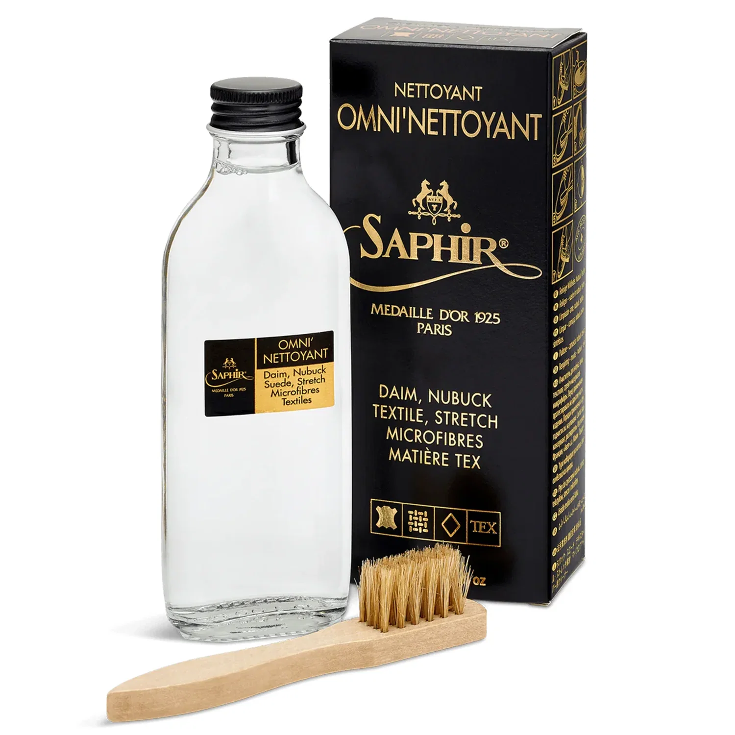 Image of Saphir Médaille d’Or Omni'Nettoyant Suede Shampoo Cleaner - 100ml