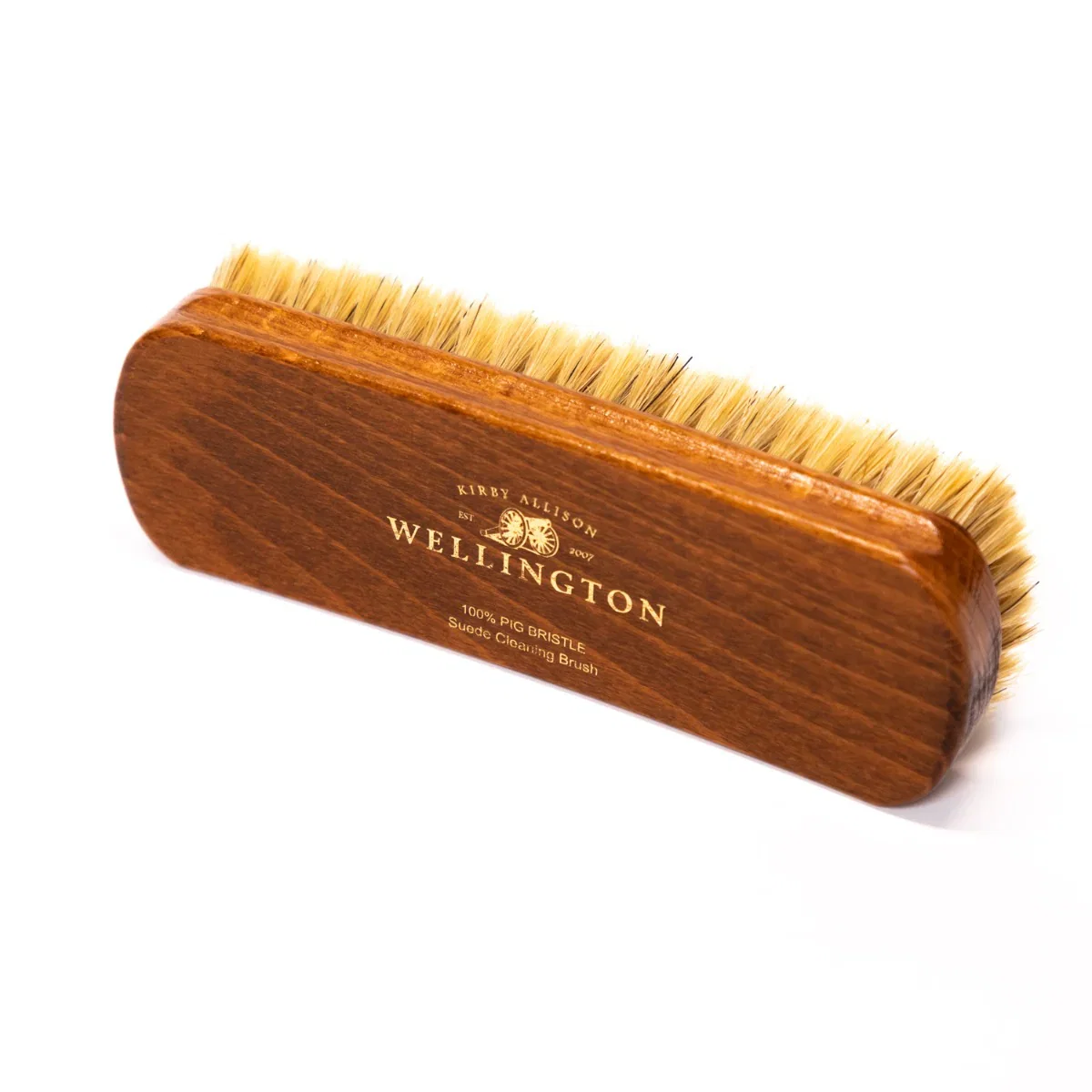 Image of Wellington Deluxe Pig Bristle Suede Cleaning Brush