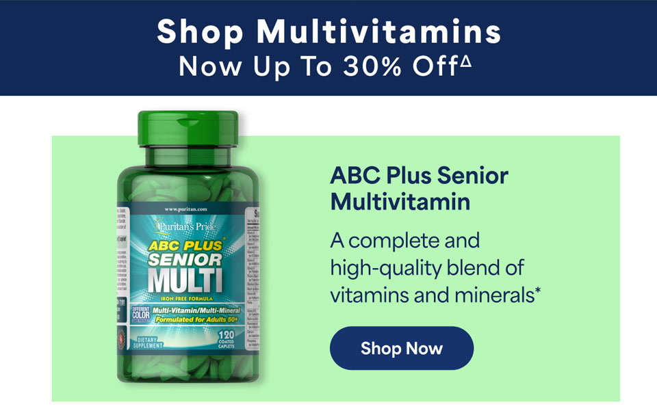 ABC Plus® Senior Multivitamin Multi-Mineral Formula