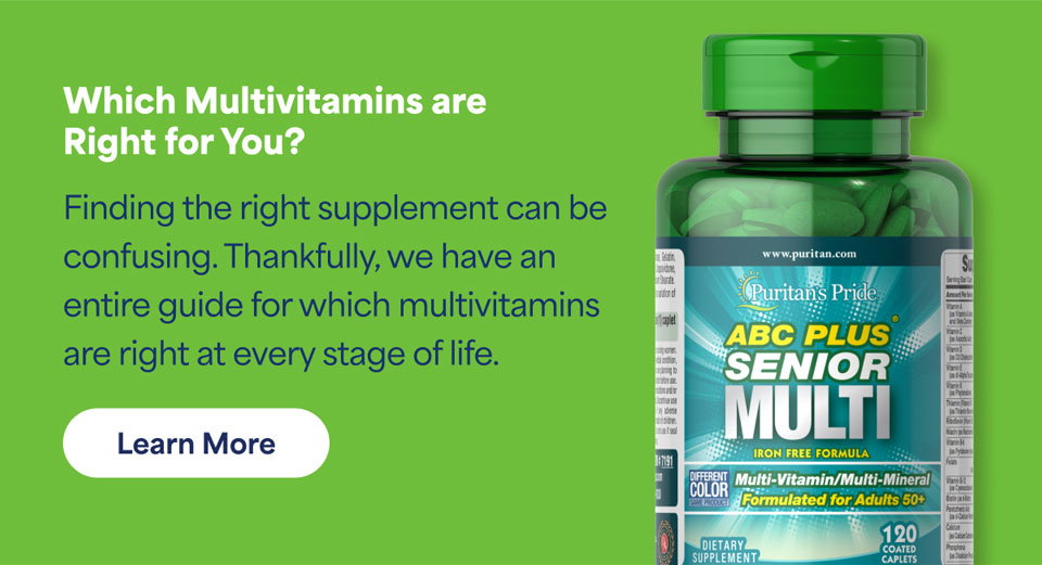 Multivitamins for Every Life Stage