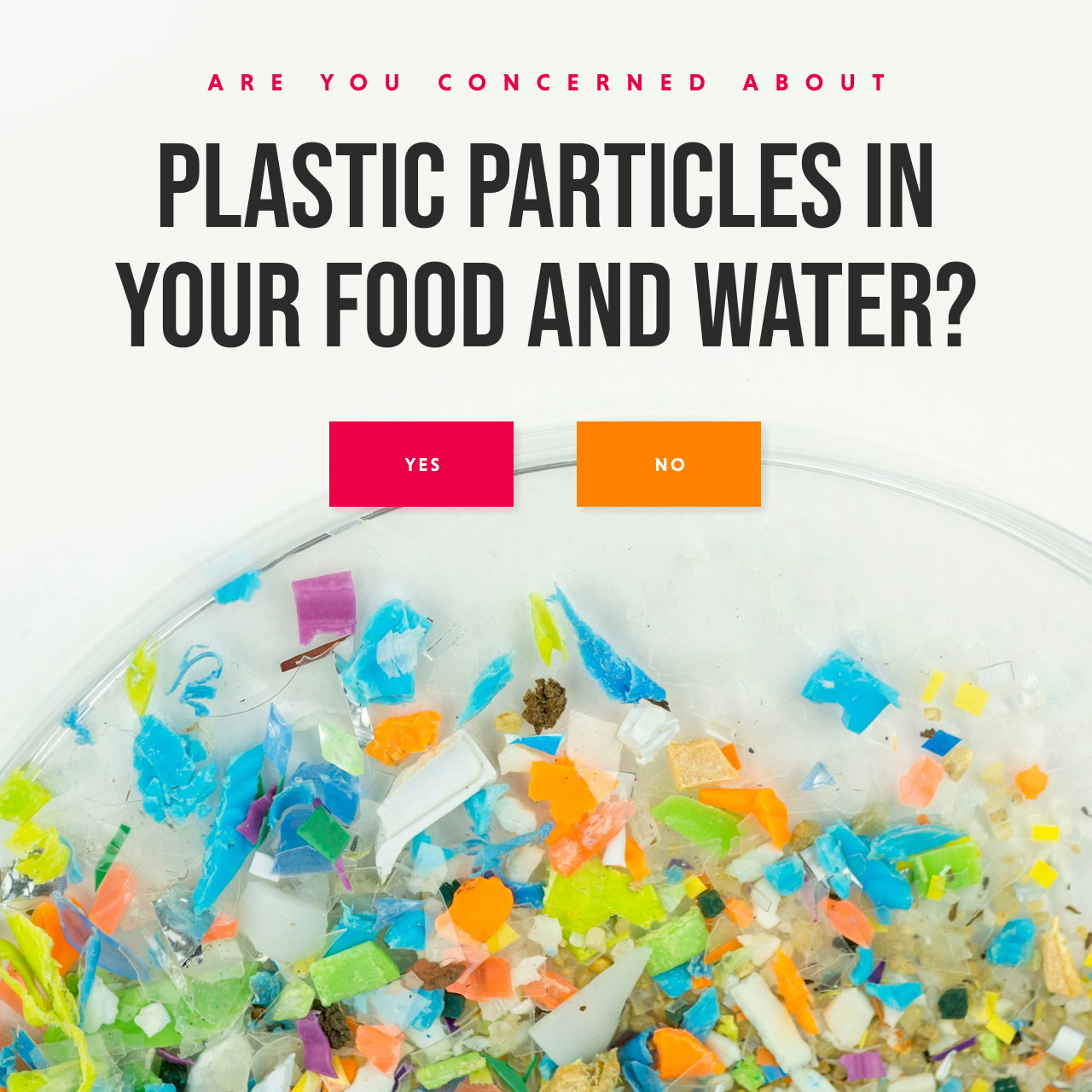 Concerned about plastic? - YES / NO
