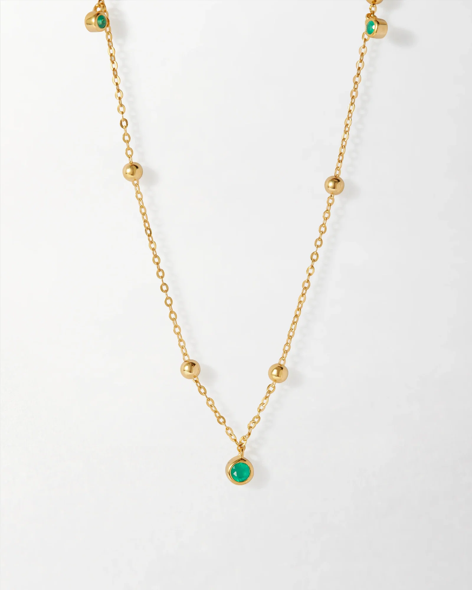 Image of Station Green Onyx Necklace