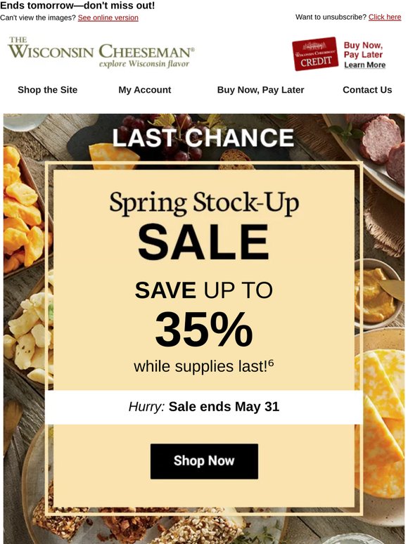 ⏰ Last Chance to Stock Up & Save Big
