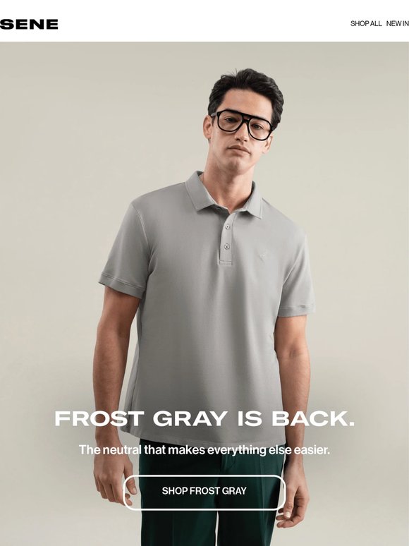 NEW: The perfect light gray is in the house.