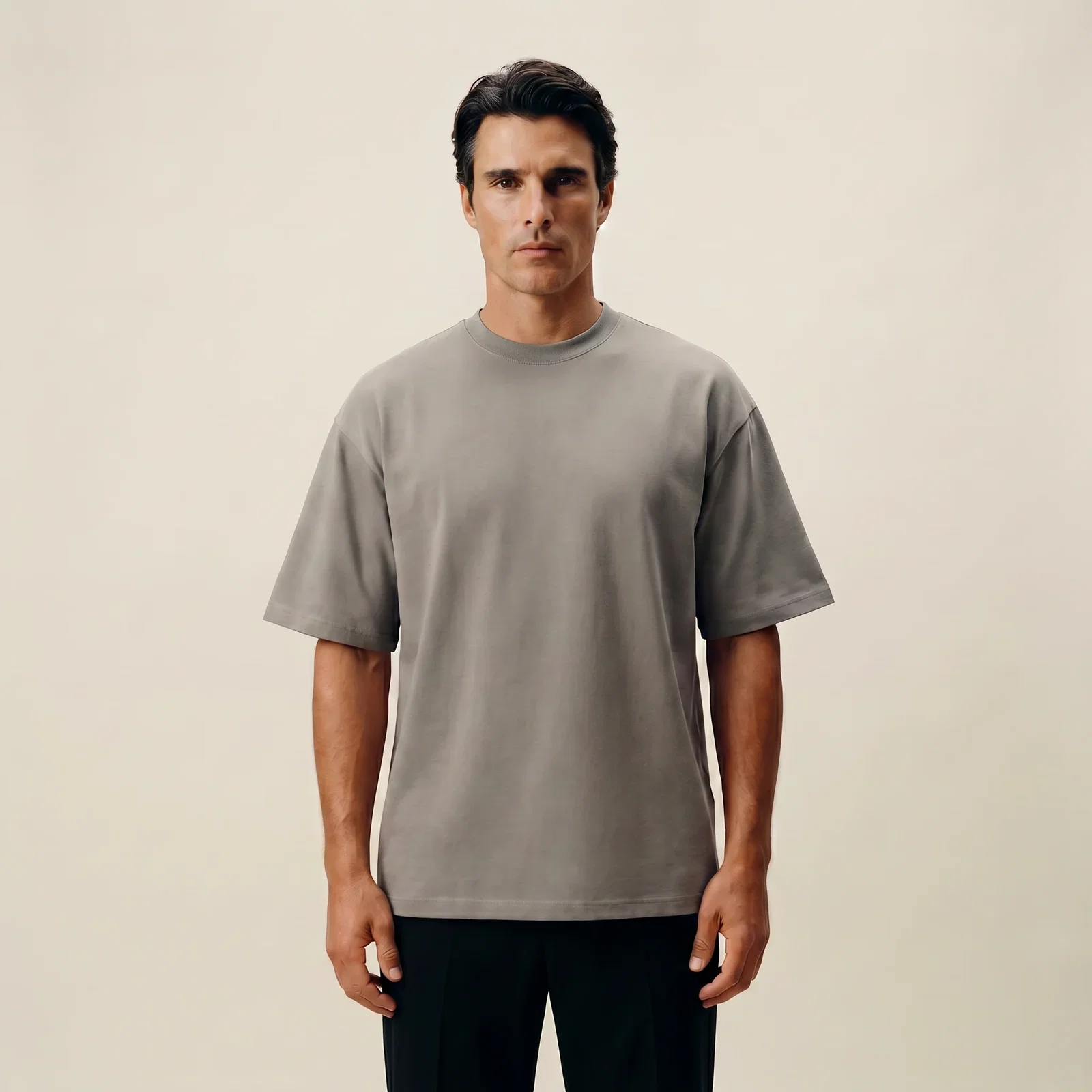 Image of Cumulus Oversized T-Shirt - Frost Gray
