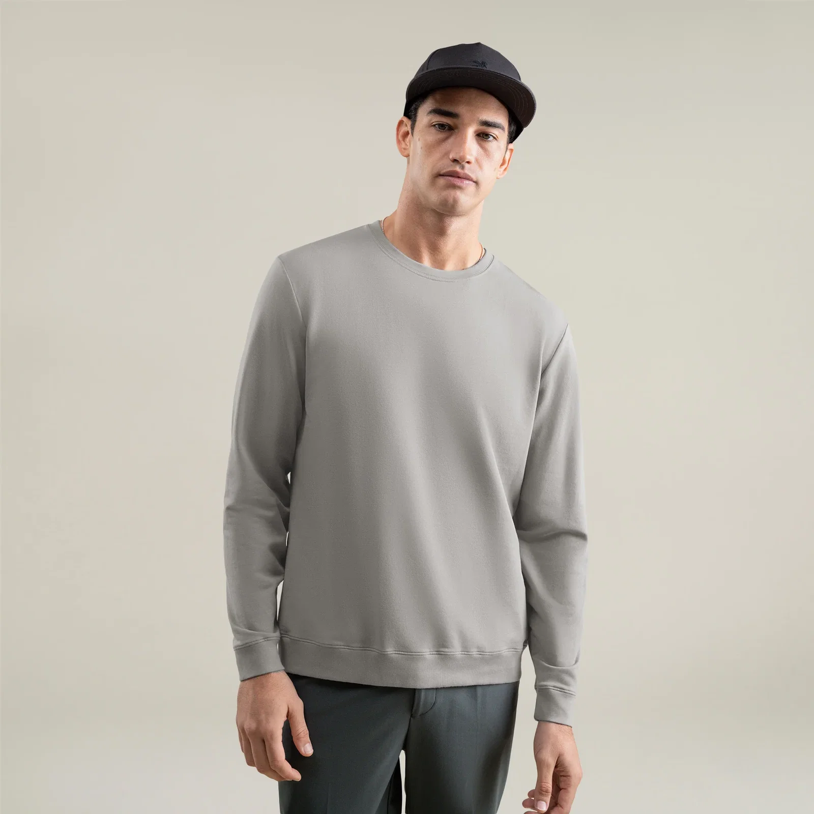 Image of Cumulus Crew Pullover - Frost Gray