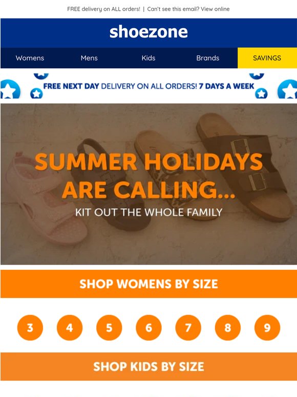 Sunshine styles for EVERYONE...from only £6.99!