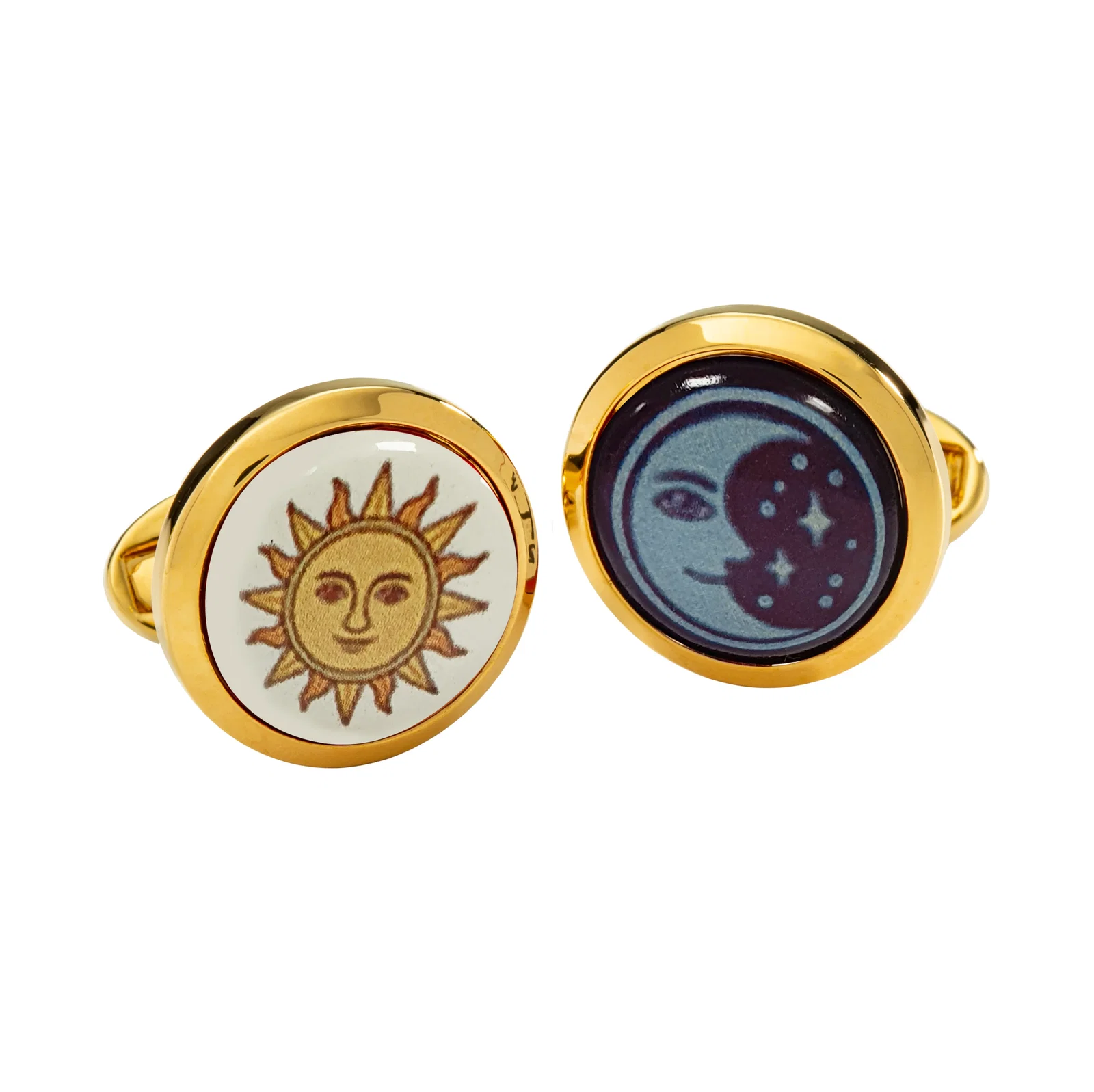 Image of Day & Night Gold Cufflinks