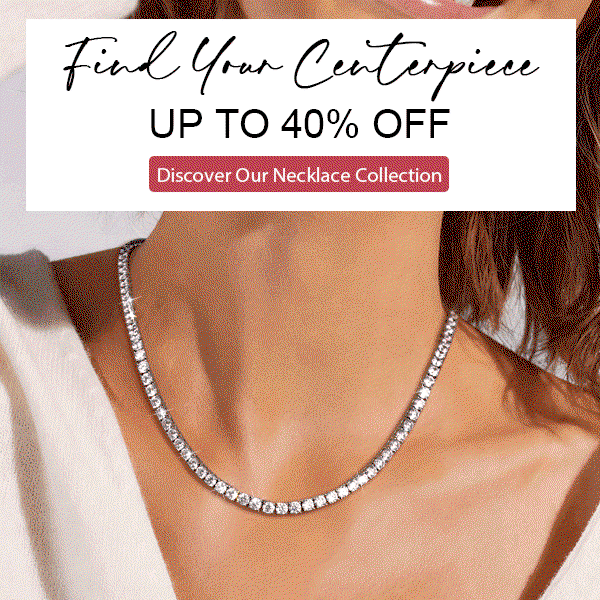 Tennis necklace and bracelet