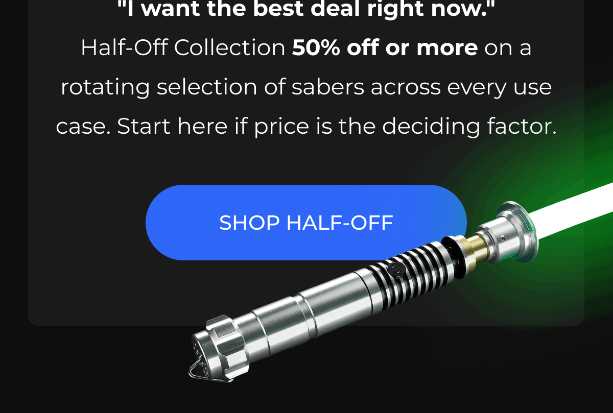 SHOP HALF-OFF