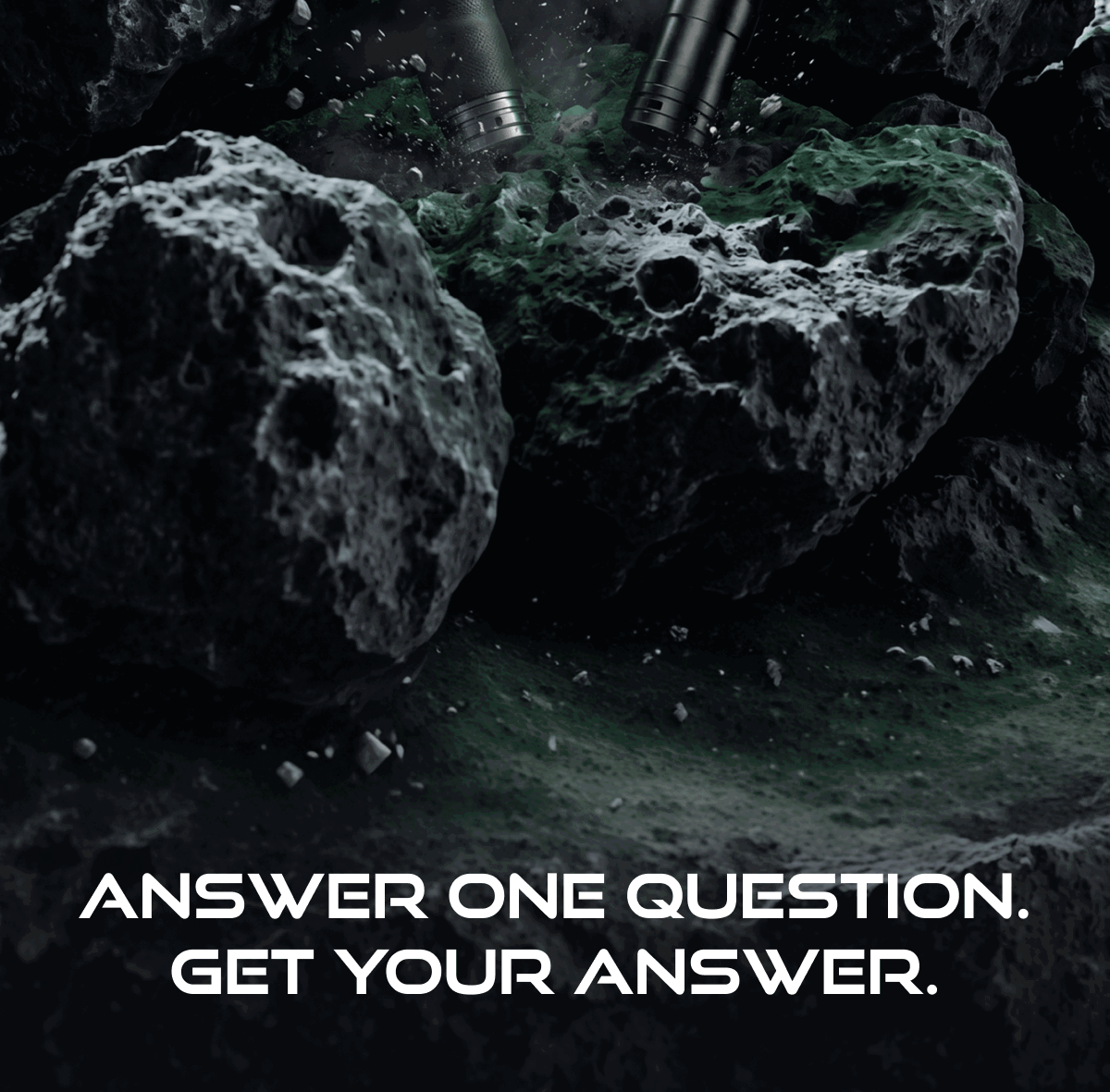 ANSWER ONE QUESTION. GET YOUR ANSWER.