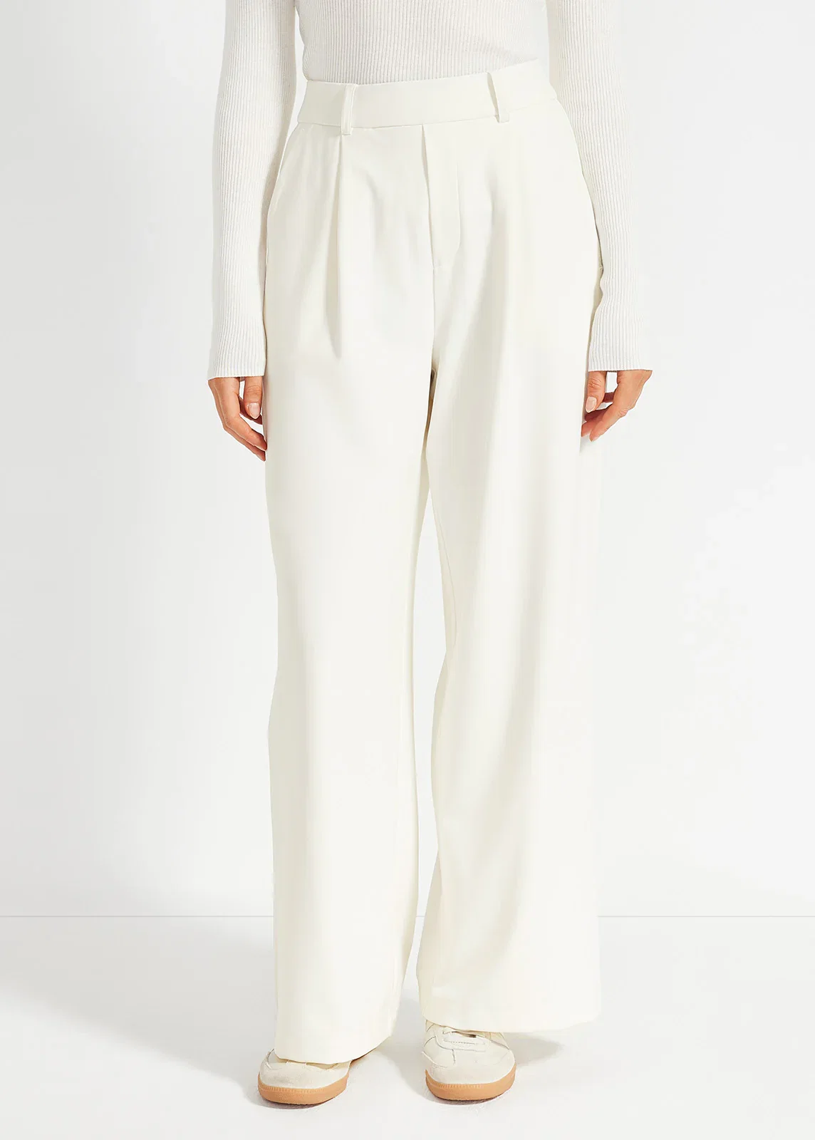 Image of Pleated Tailored Trouser