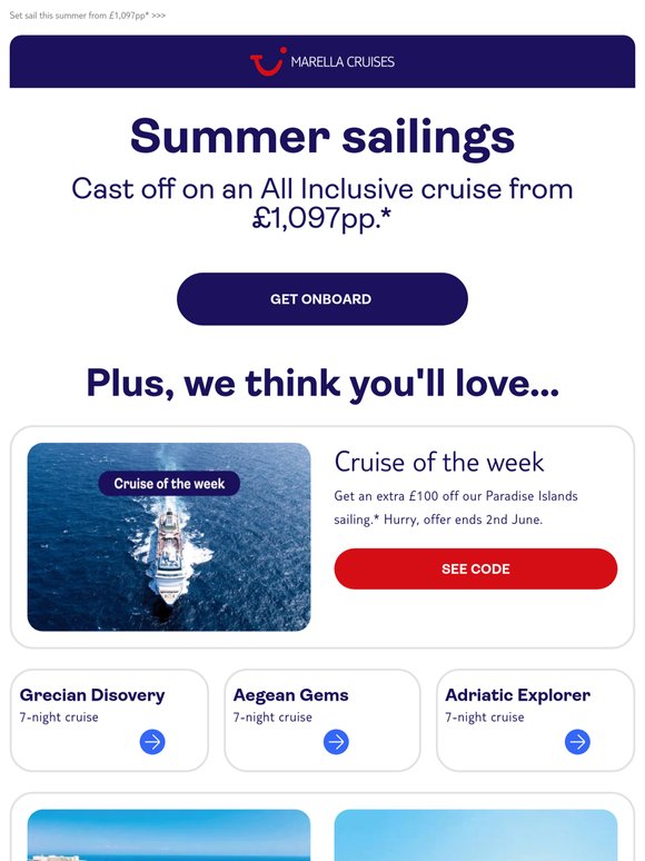 Your next cruise could cost less – check this week's deals