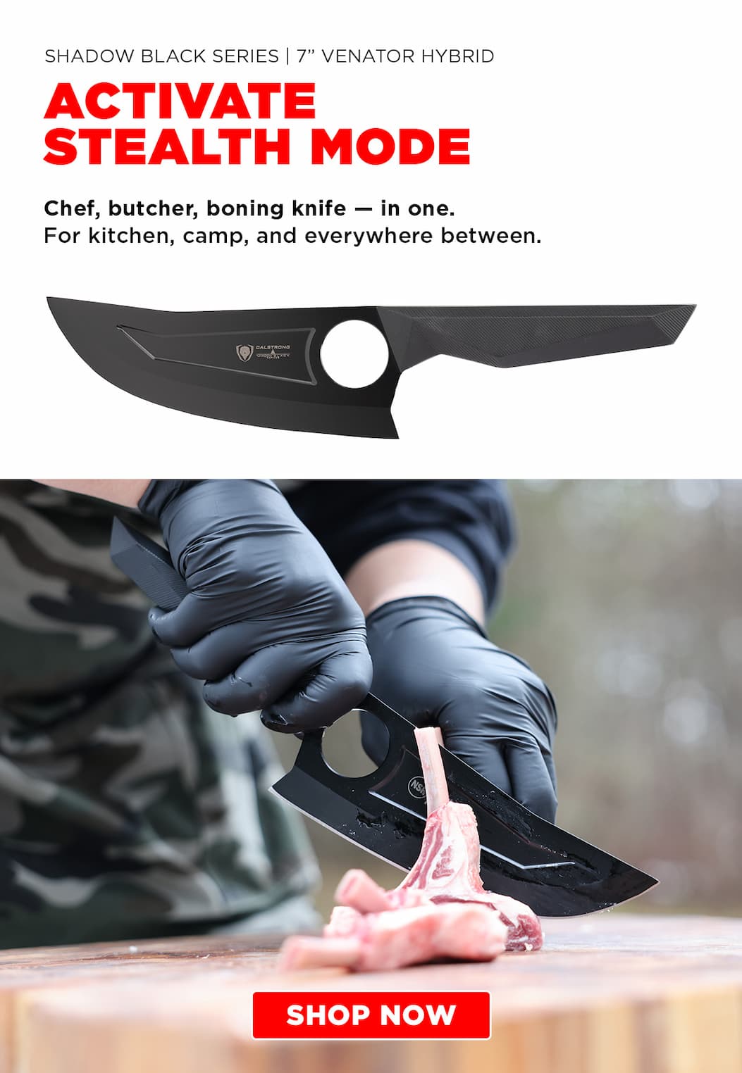 Shadow Black Series Venator Utility Knife