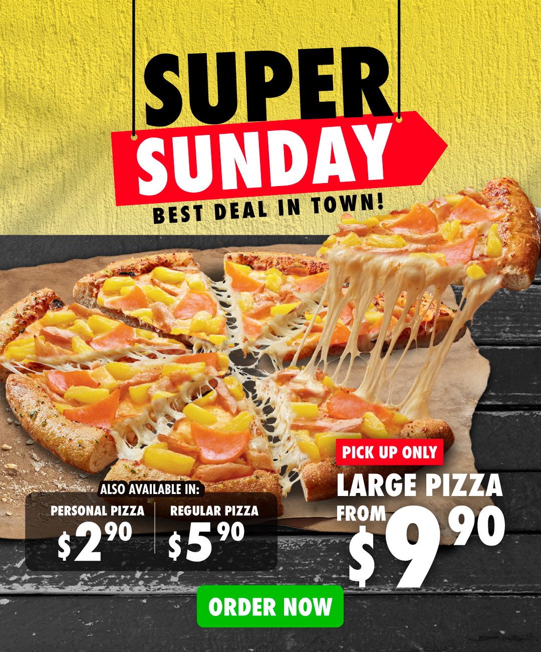 Super Sunday from $2.90