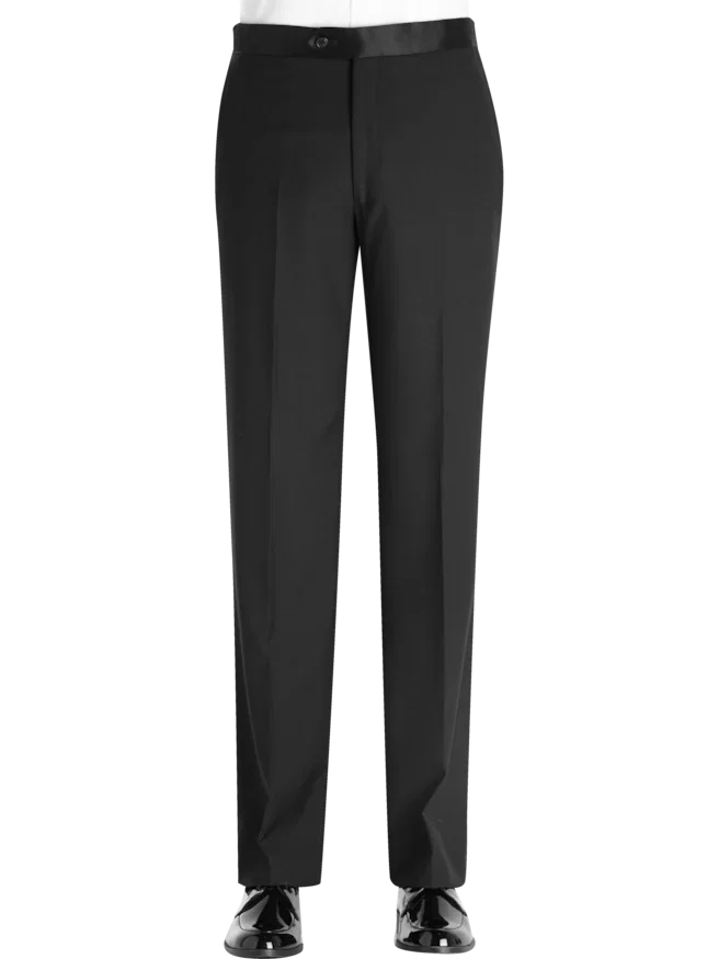 Pronto Uomo Platinum Modern Fit Premium Wool Blend Tuxedo Pants