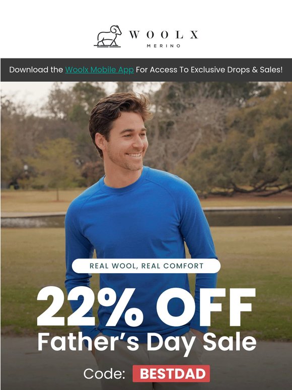 💪 Real Wool. Real Comfort. & 22% OFF!