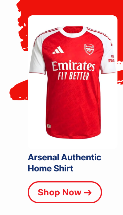 Arsenal Authentic Home Shirt