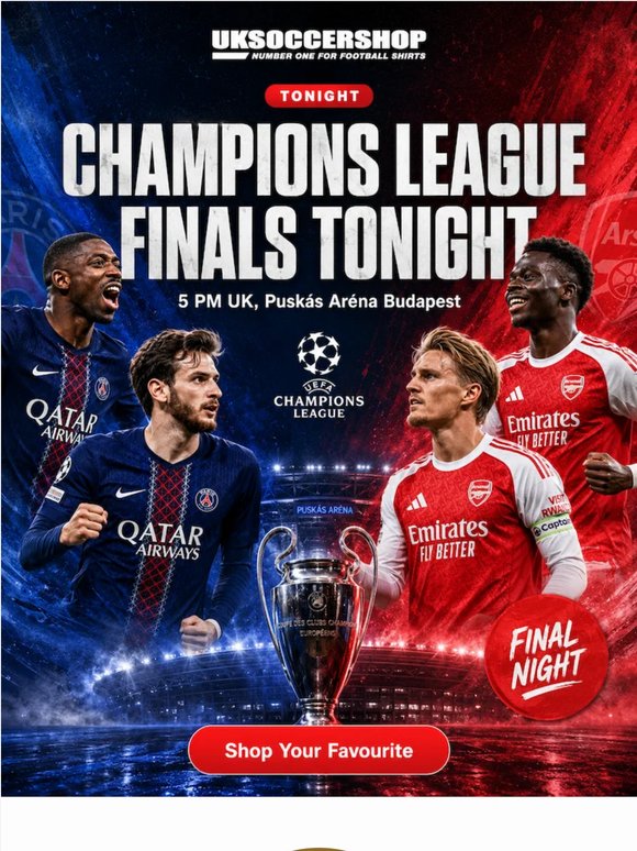 PSG v Arsenal – final night is here 🏆