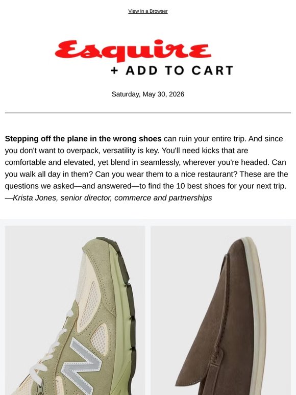 10 Perfect Pairs of Travel Shoes