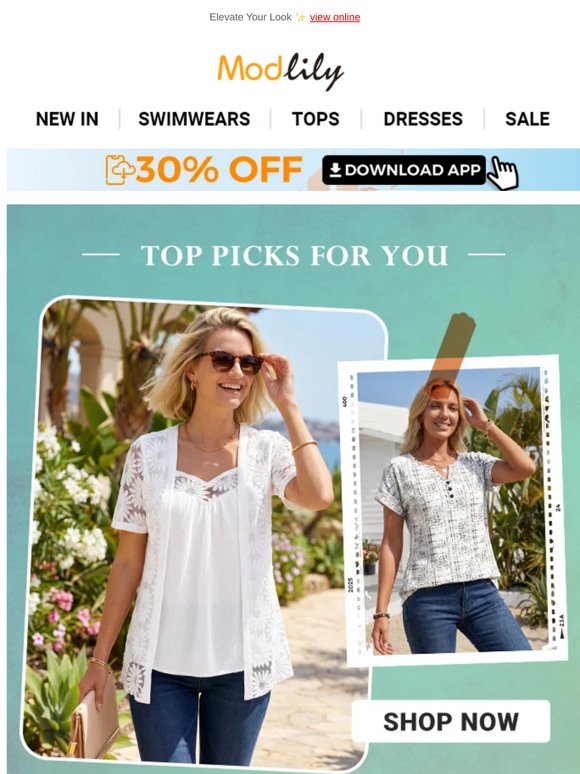 Chic Tops Just Dropped Today 👚