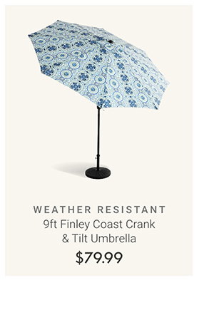 9ft Finley Coast Crank & Tilt Umbrella