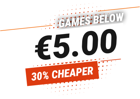 30% OFF ALL GAMES UP TO €5