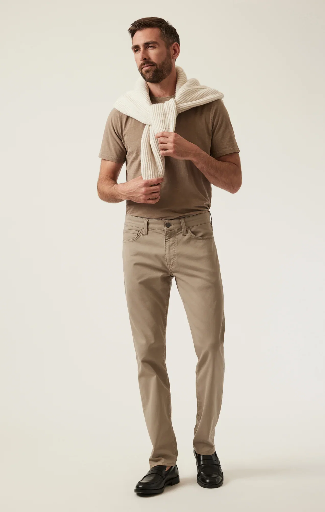 Image of Charisma Relaxed Straight Pants in Sand Coolmax
