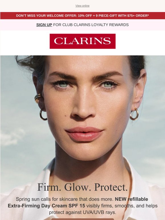 Meet NEW Extra-Firming with SPF for Spring