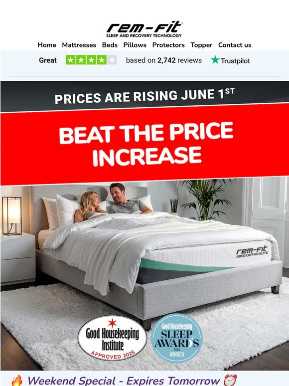 🔥 Beat The Price Increase: Final Weekend Special!