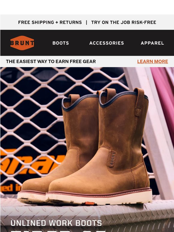 Breathable work boots