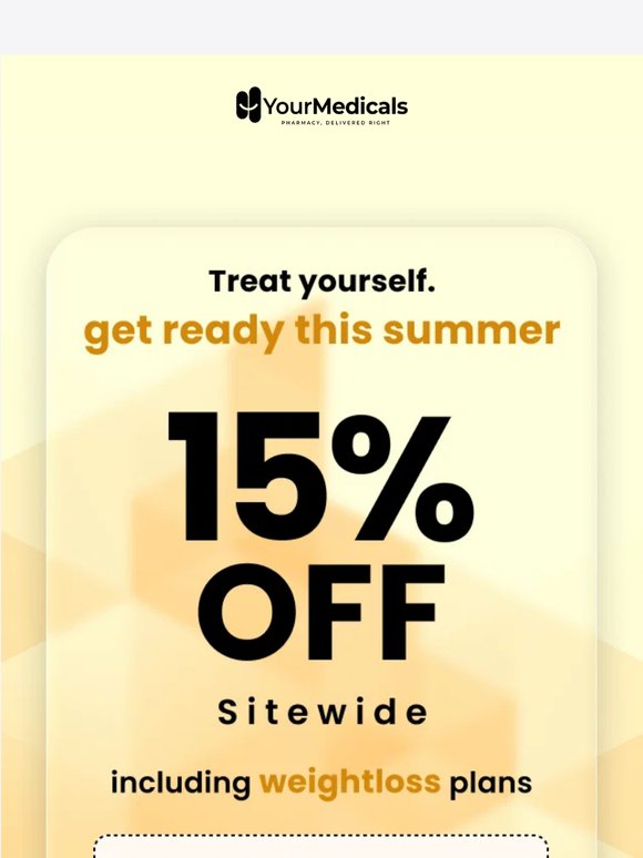 Ending Midnight! Save 15% site-wide including weightloss this weekend