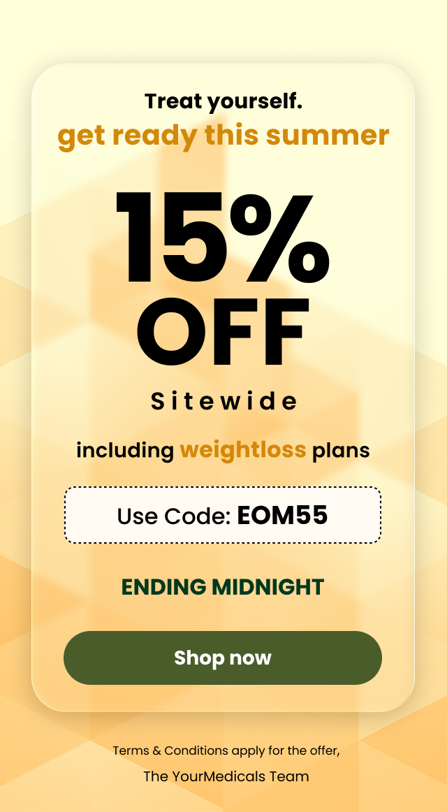 Treat Yourself. Get ready this summer. 15% off site-wide including weightloss plans. Use Code E0M55