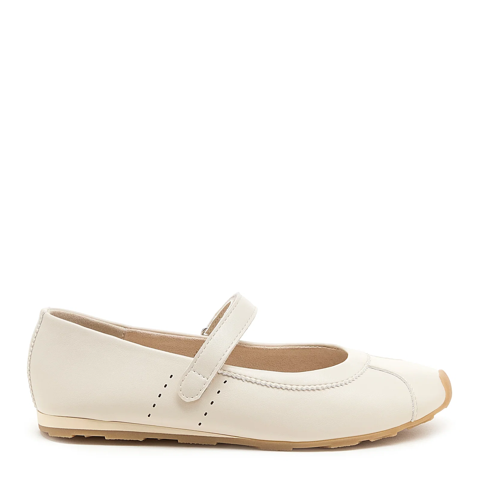 Image of Dally Off White Mary Jane Flats