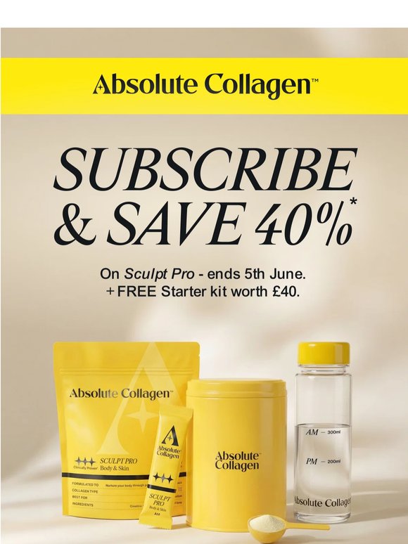 The perfect time to start? While it's 40% off.