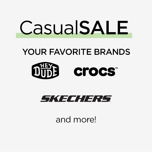 Casual Sale | Your Favorite Brands | Heydude | Crocs | Skechers