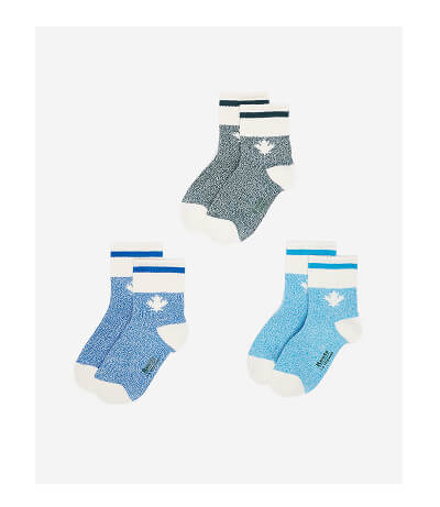 Kids Cabin Maple Sock 3 Pack