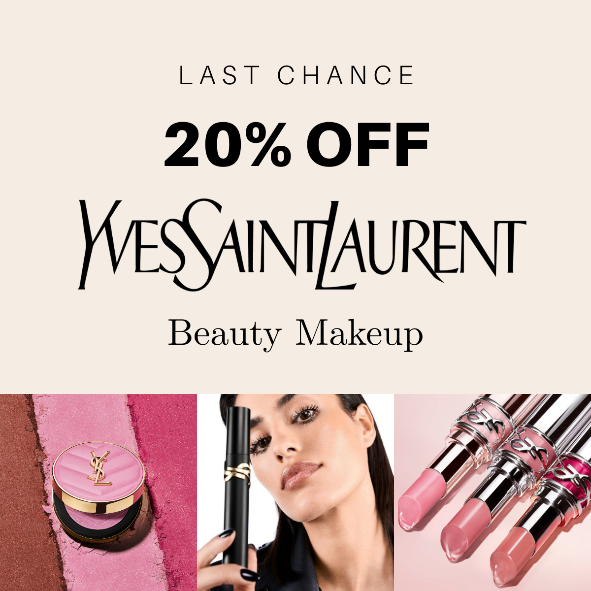Last Chance 20% Off YSL Beauty Makeup - Shop Now