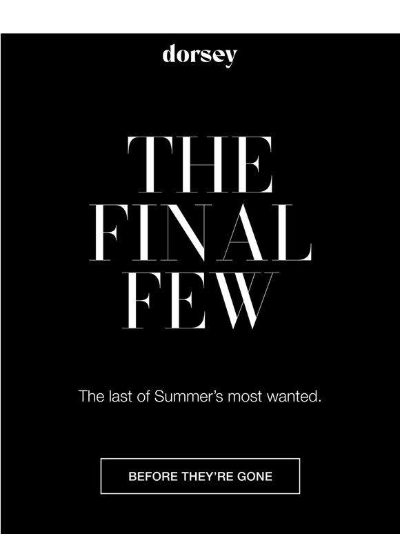 FINAL FEW