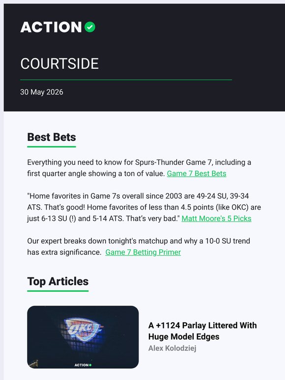 Smartest Game 7 Pick Sits in 1Q