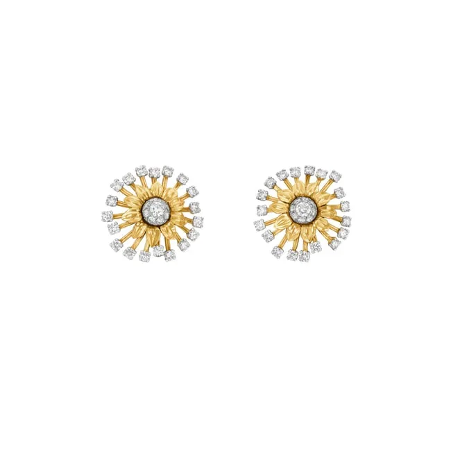 CARTIER DIAMOND AND GOLD EARRINGS