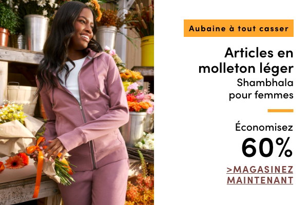Aubaine à Tout Casser Articles en molleton léger Shambhala pour femmes économisez 60%