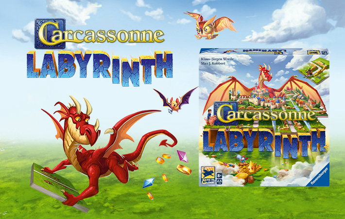 Ravensburger Labyrinth trifft auf Carcasonne