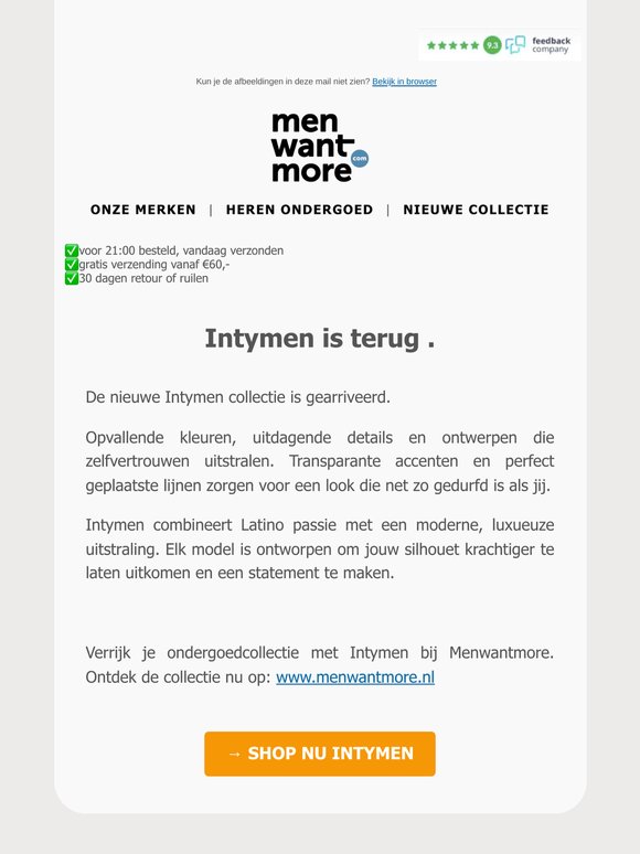 Heb je deze nieuwe Intymen items al gezien ?👀
