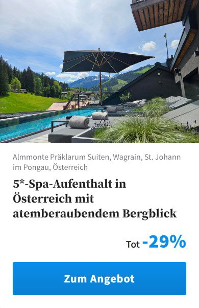 5*-Spa-Aufenthalt in Österreich mit atemberaubendem Bergblick