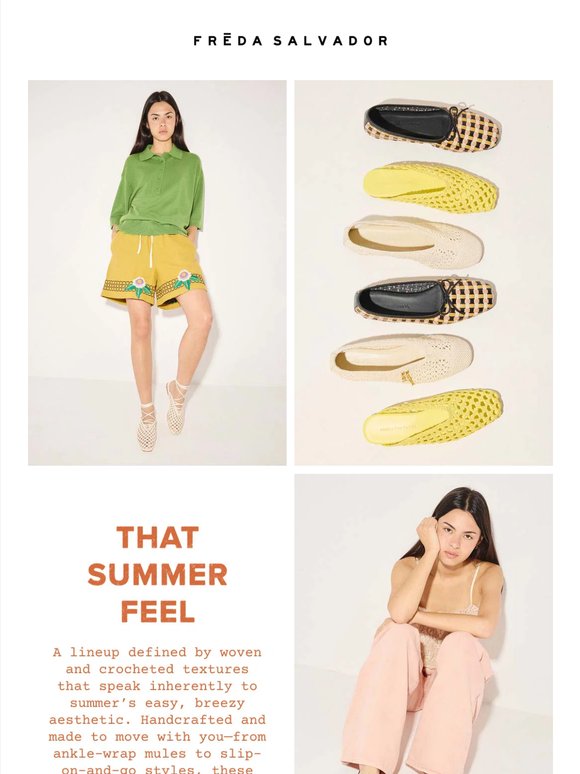 SHOES THAT SAY “SUMMER”