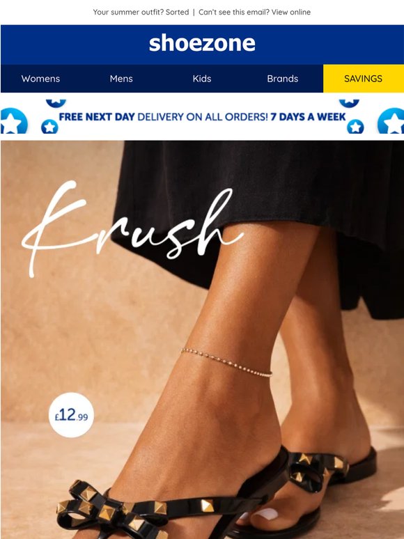 Trending sandals inside! NEW from Krush