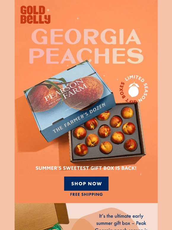 🍑 It’s Peak Georgia Peach Season! 🍑