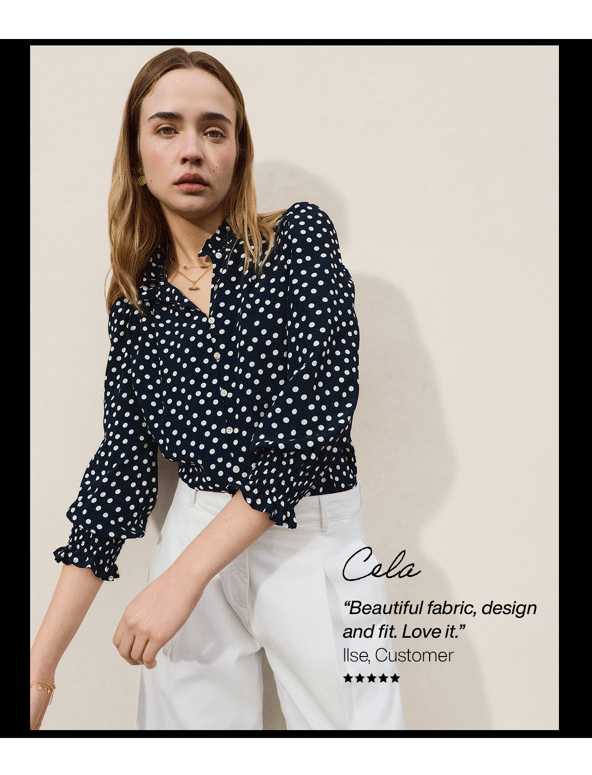 Cela Printed Blouse